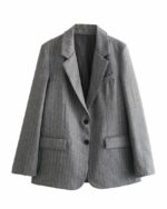Blazer Gris Geeorg (George) Taille 14 - Sur Rayures, Doublé, Neuf Sans étiquettes
