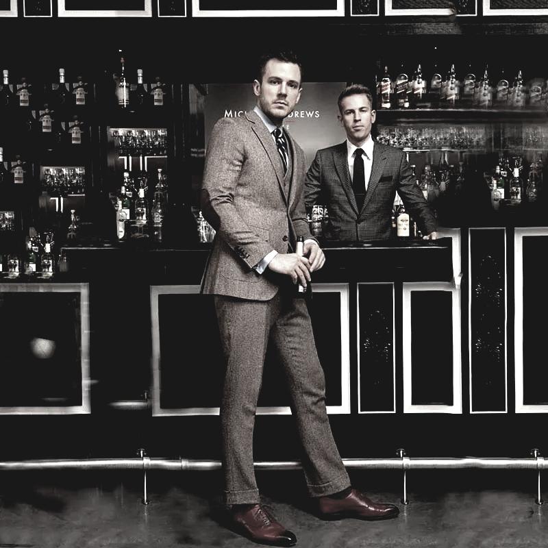 Blazer pour homme marron avec coudière et son pantalon • Mon blazer